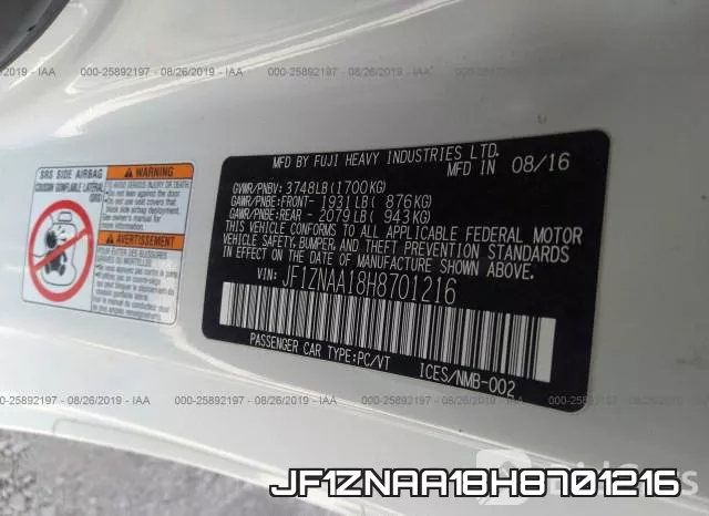 JF1ZNAA18H8701216 фото 10