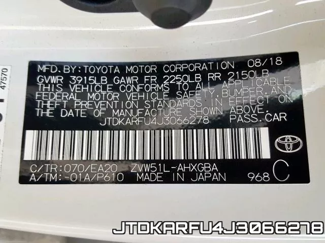 JTDKARFU4J3066278 фото 2