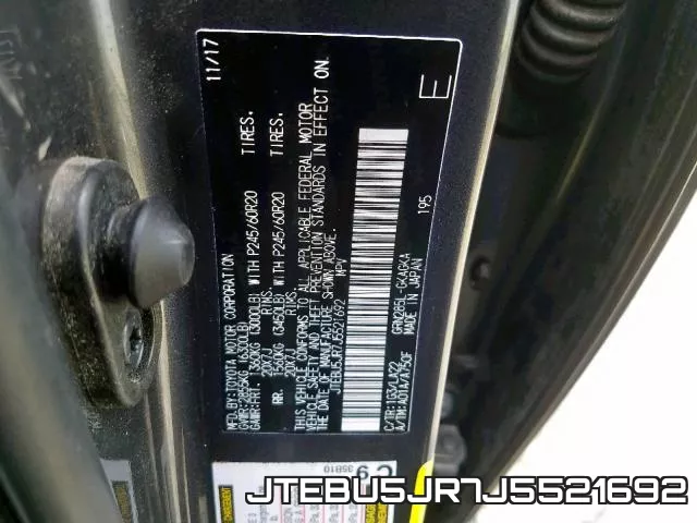 JTEBU5JR7J5521692 фото 2