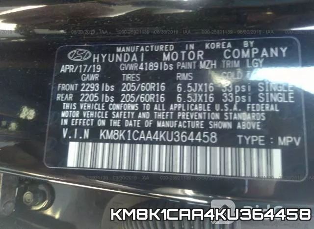 KM8K1CAA4KU364458 фото 10