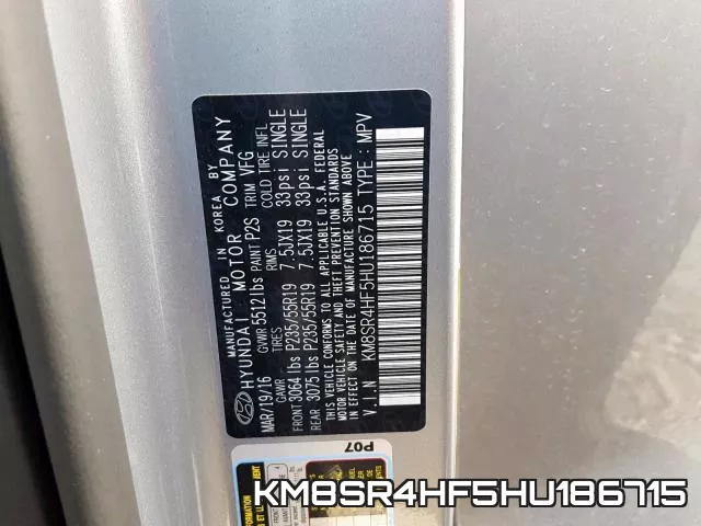 KM8SR4HF5HU186715 фото 2