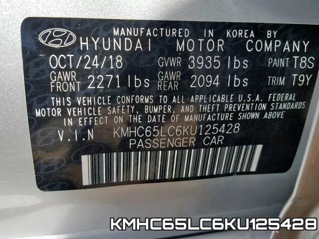 KMHC65LC6KU125428 фото 2