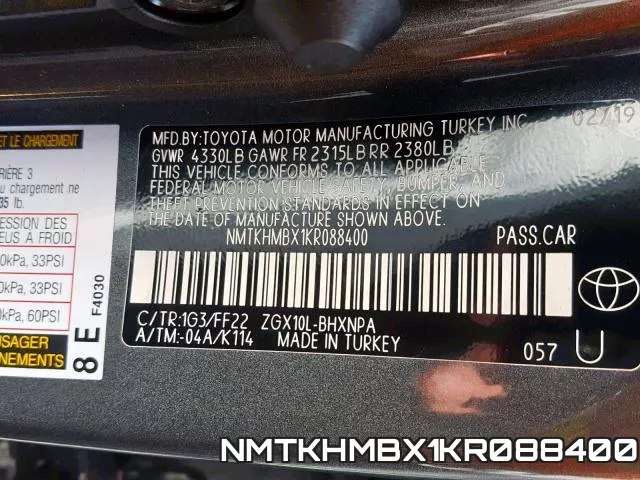 NMTKHMBX1KR088400 фото 2