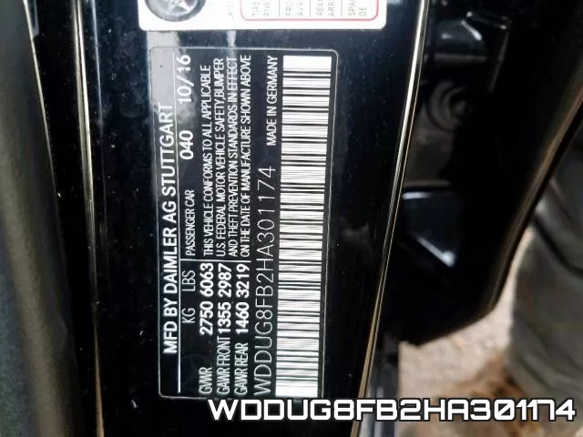 WDDUG8FB2HA301174 фото 2