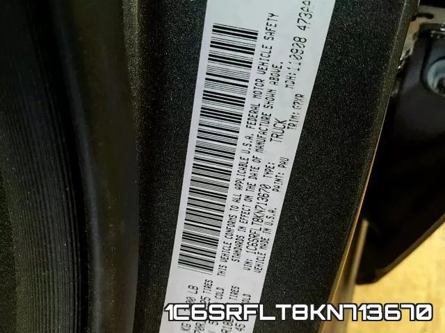 1C6SRFLT8KN713670 фото 2