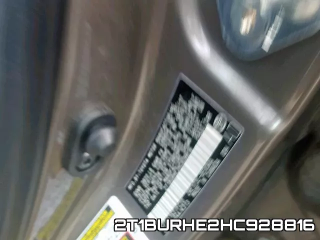 2T1BURHE2HC928816 фото 2