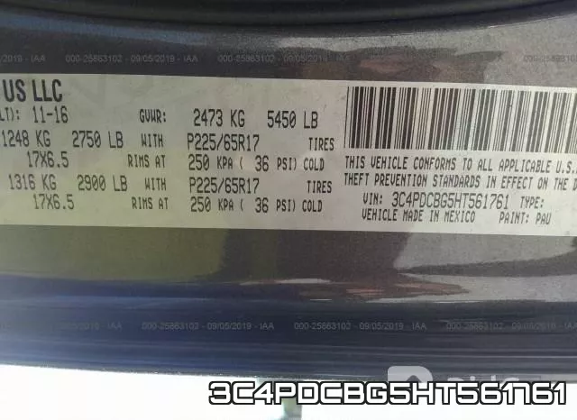 3C4PDCBG5HT561761 фото 10