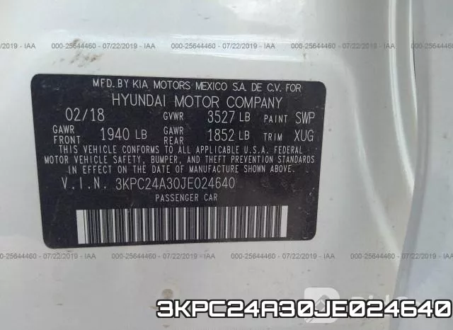 3KPC24A30JE024640 фото 10