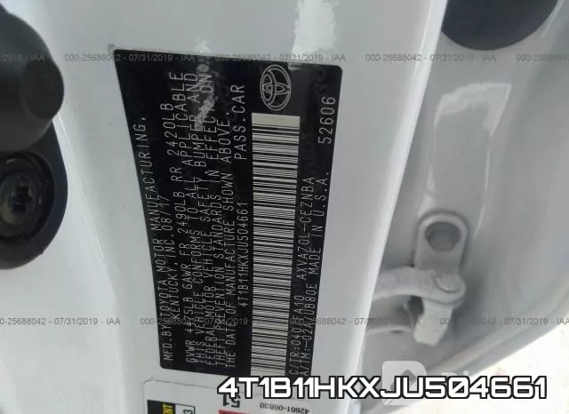 4T1B11HKXJU504661 фото 10