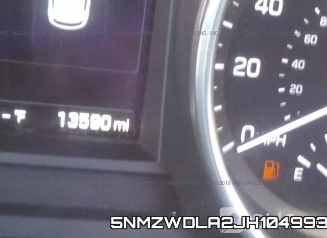 5NMZWDLA2JH104993 фото 8