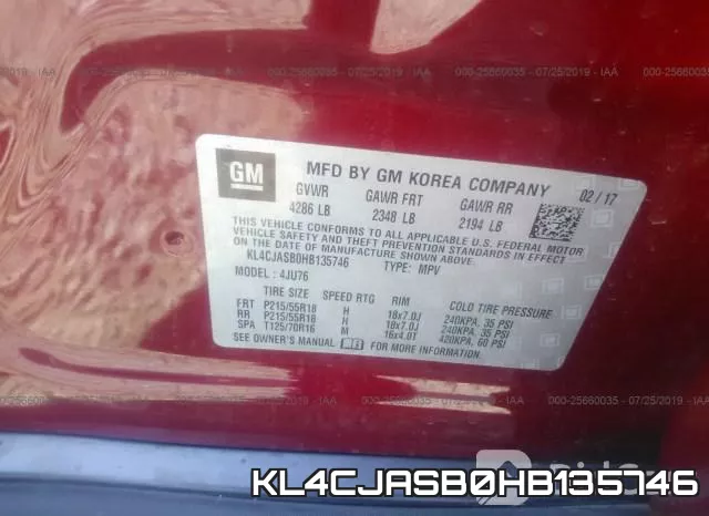 KL4CJASB0HB135746 фото 10