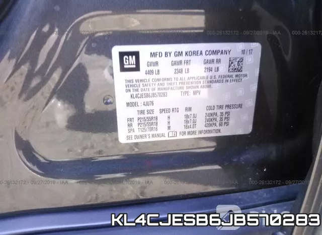 KL4CJESB6JB570283 фото 10