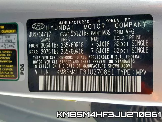 KM8SM4HF3JU270861 фото 2
