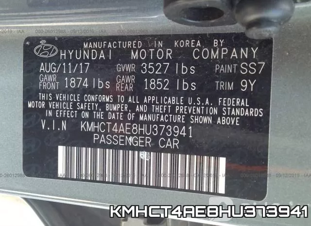 KMHCT4AE8HU373941 фото 10
