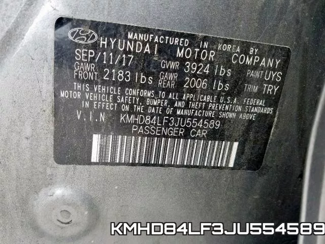 KMHD84LF3JU554589 фото 2