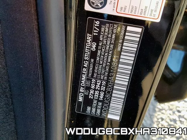 WDDUG8CBXHA310841 фото 2
