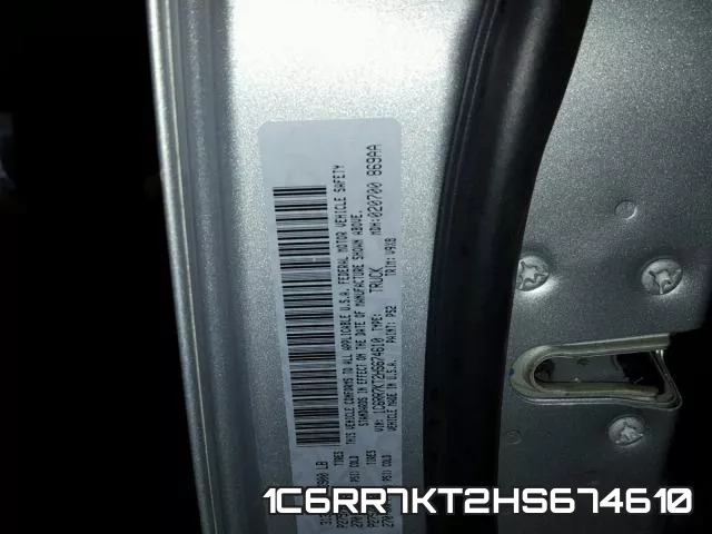 1C6RR7KT2HS674610 фото 2