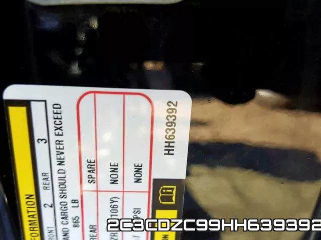 2C3CDZC99HH639392 фото 2