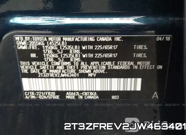 2T3ZFREV2JW463401 фото 10