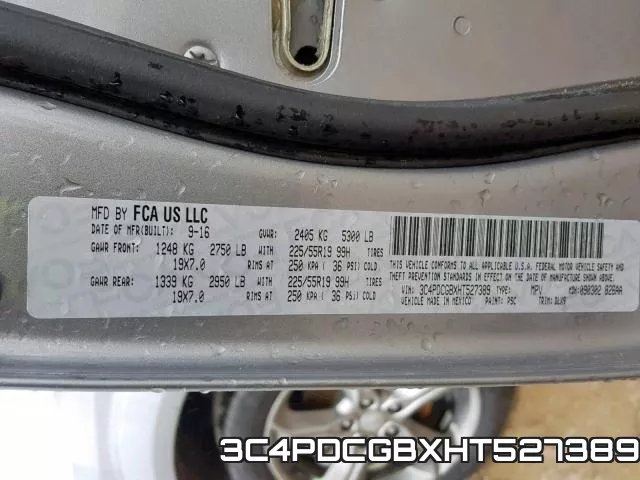 3C4PDCGBXHT527389 фото 2