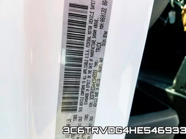 3C6TRVDG4HE546933 фото 2