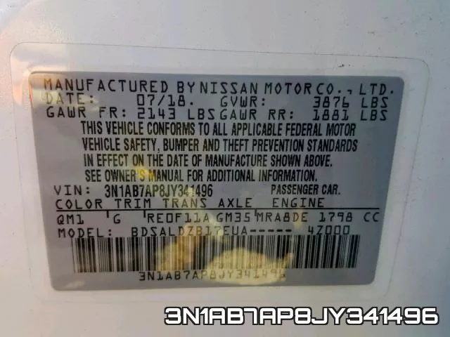 3N1AB7AP8JY341496 фото 2
