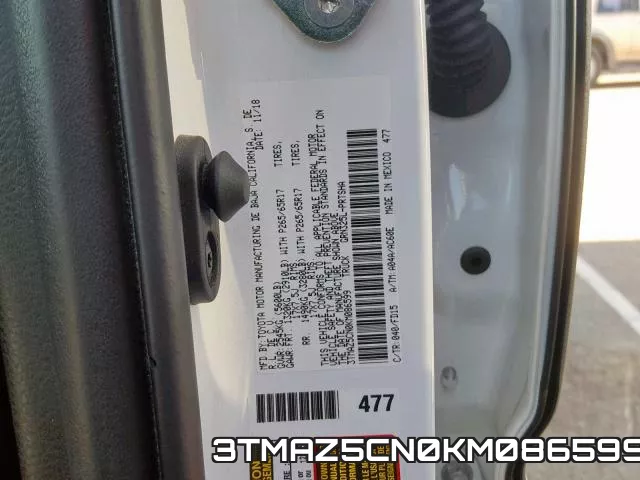 3TMAZ5CN0KM086599 фото 2