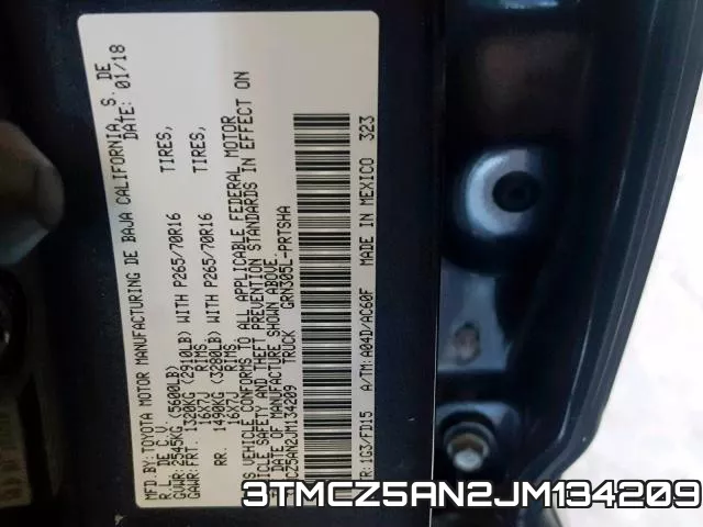 3TMCZ5AN2JM134209 фото 2