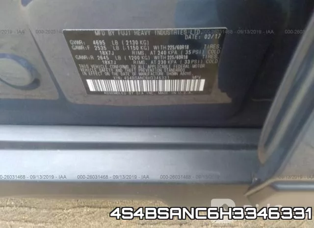 4S4BSANC6H3346331 фото 10