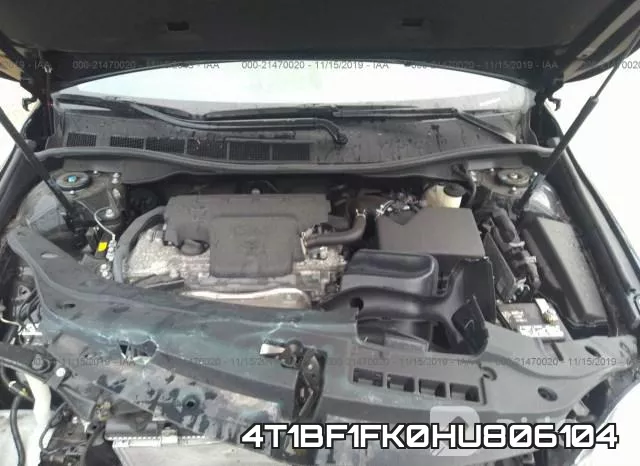 4T1BF1FK0HU806104 фото 2