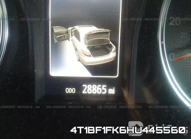 4T1BF1FK6HU445560 фото 8