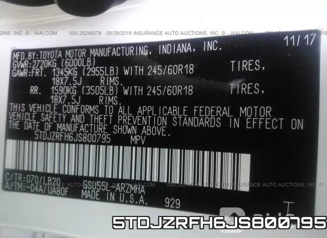 5TDJZRFH6JS800795 фото 10