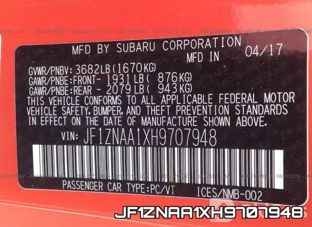 JF1ZNAA1XH9707948 фото 10