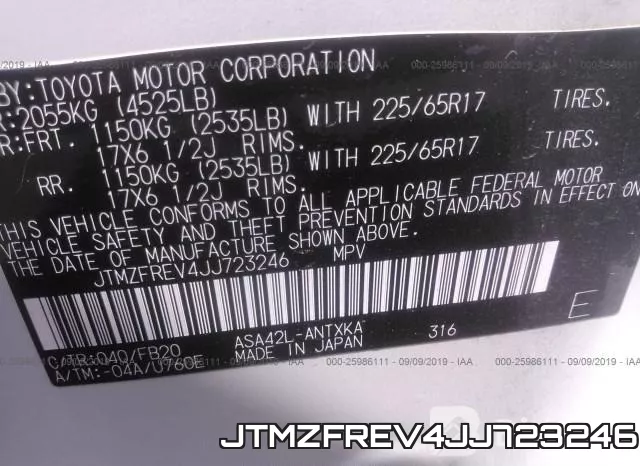 JTMZFREV4JJ723246 фото 10
