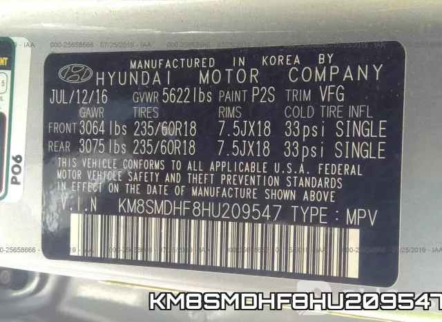 KM8SMDHF8HU209547 фото 9