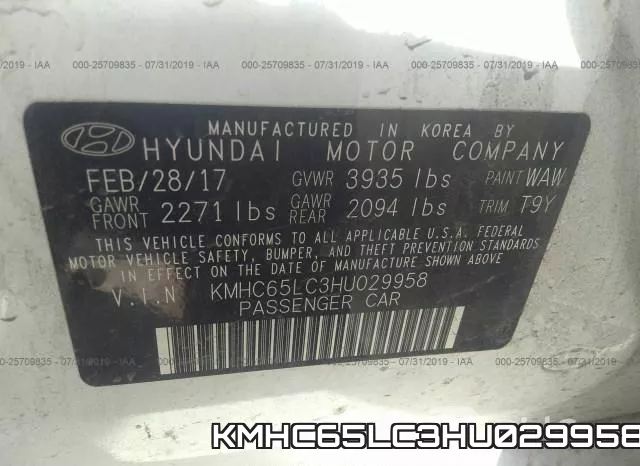 KMHC65LC3HU029958 фото 10