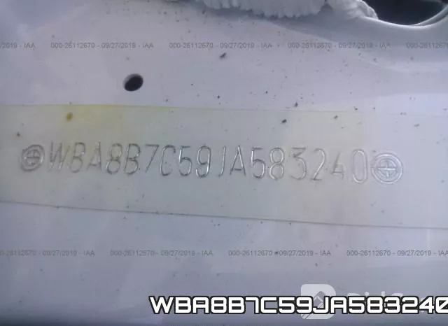 WBA8B7C59JA583240 фото 10
