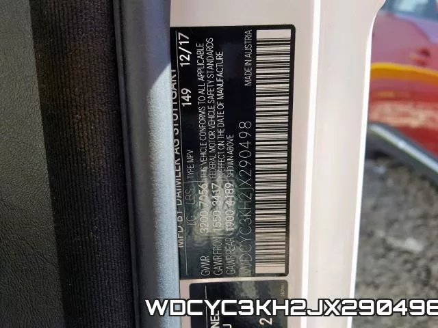 WDCYC3KH2JX290498 фото 2