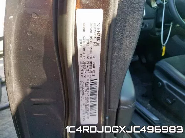1C4RDJDGXJC496983 фото 2