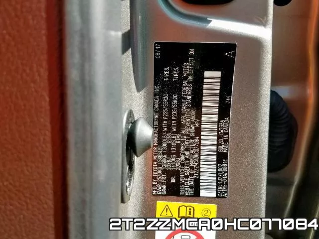 2T2ZZMCA0HC077084 фото 2
