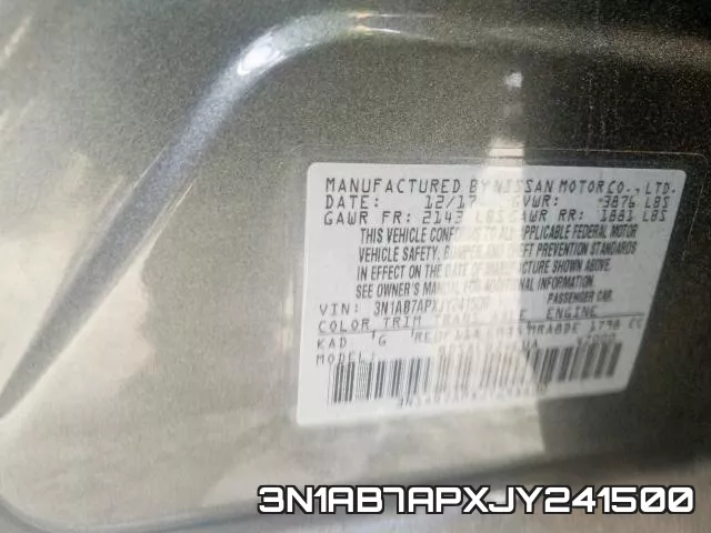 3N1AB7APXJY241500 фото 2