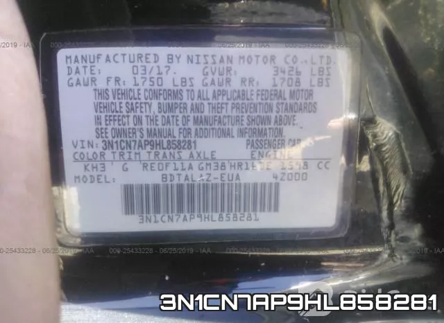 3N1CN7AP9HL858281 фото 10