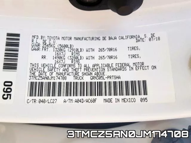 3TMCZ5AN0JM174708 фото 2