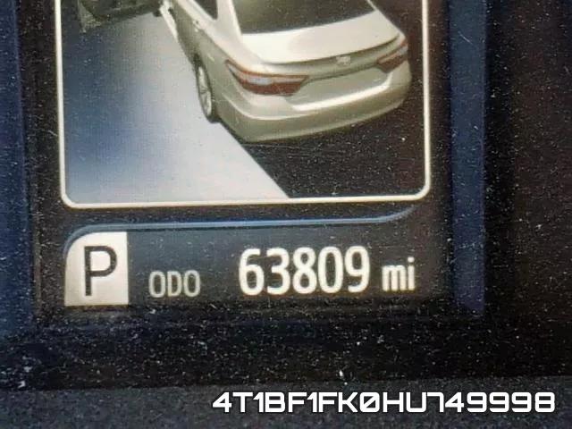 4T1BF1FK0HU749998 фото 9