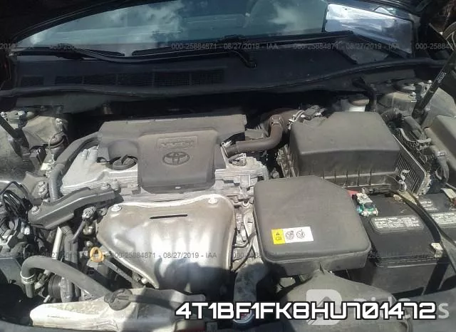 4T1BF1FK8HU701472 фото 2