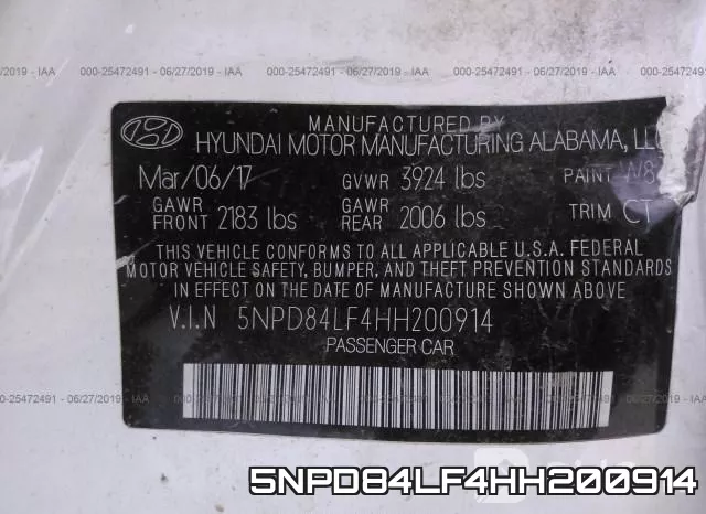 5NPD84LF4HH200914 фото 10