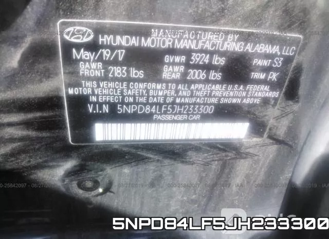 5NPD84LF5JH233300 фото 10