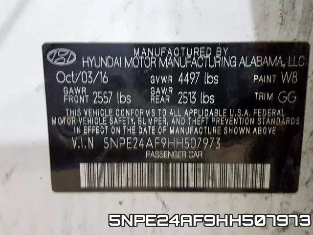5NPE24AF9HH507973 фото 2