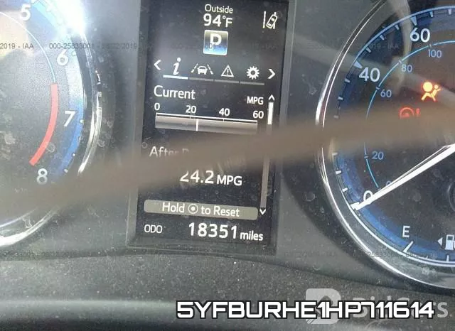 5YFBURHE1HP711614 фото 8