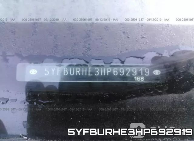5YFBURHE3HP692919 фото 10